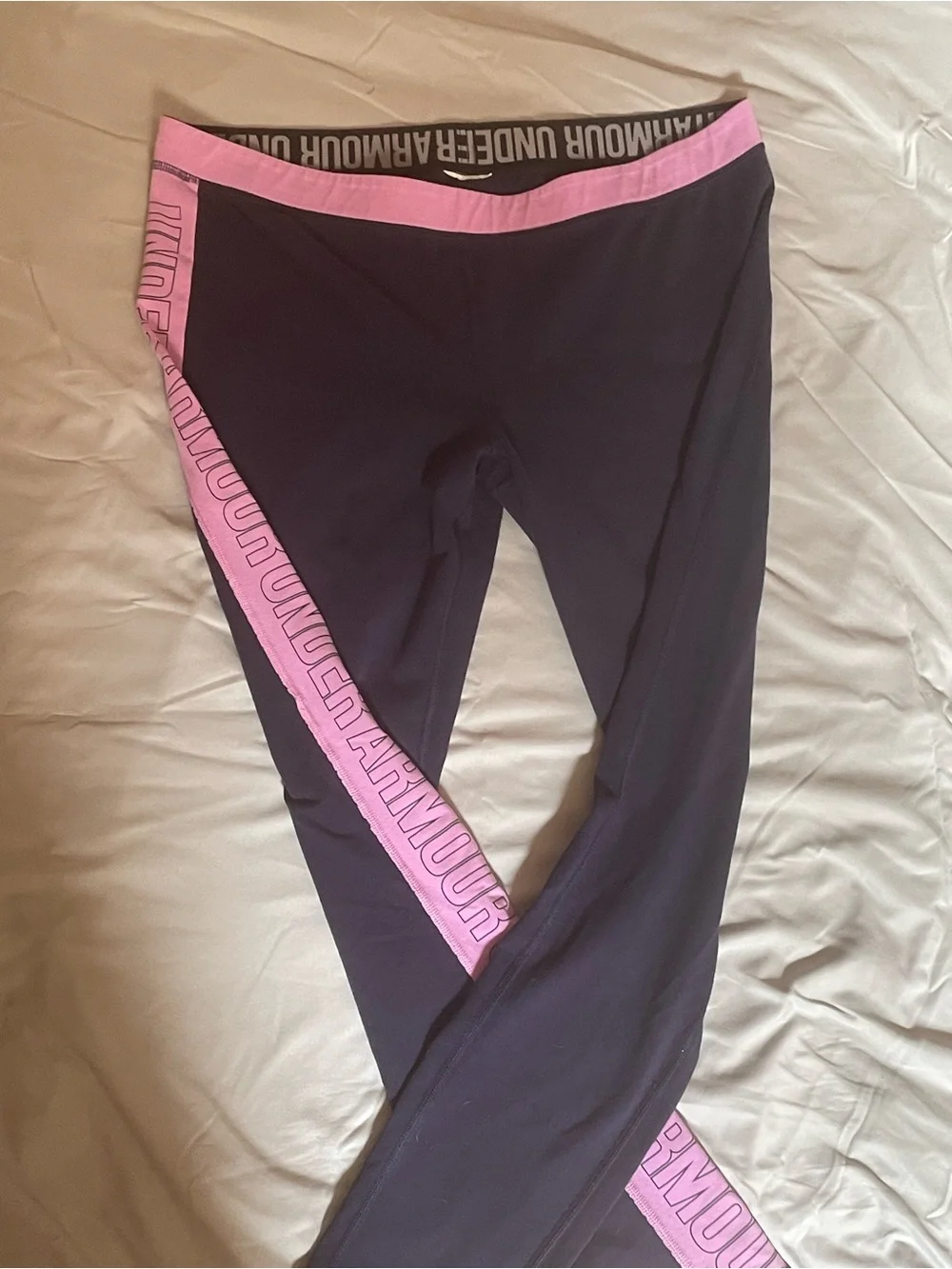 Under Armour Leggings with Pink Trim